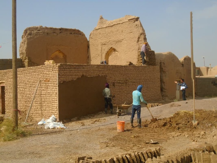 آغاز مرمت اضطراری بنای تاریخی خدیجه خاتون در شهرستان خواف