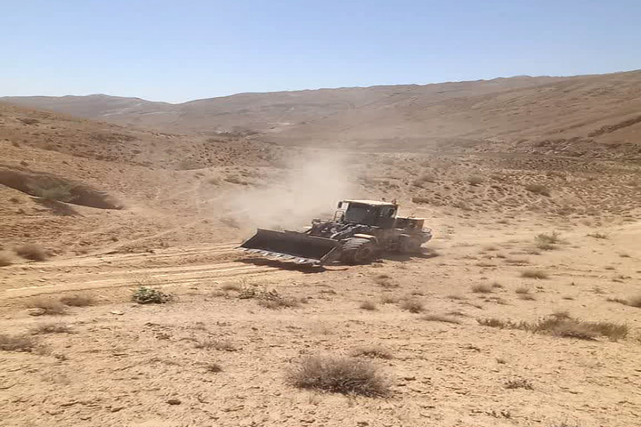 آغاز احداث راه دسترسی به مغار روستای اروانه