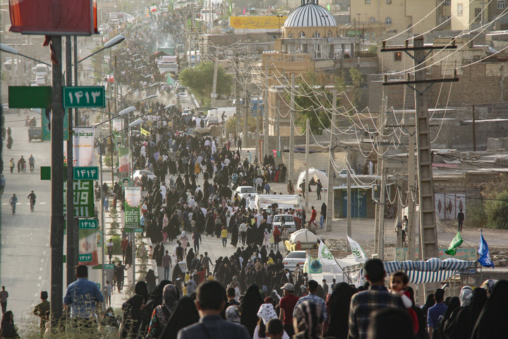 راهپیمایی خانوادگی عید غدیر خم در زاهدان