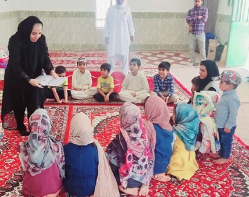 افتتاح خانه بازی در روستای «قلعه رستم» هامون با همکاری موسسه بامداد امید صبا 