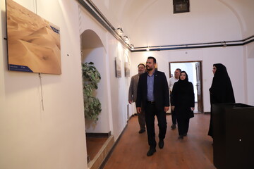افتتاح نمایشگاه عکس بیابان لوت در باغ و عمارت جهانی اکبریه