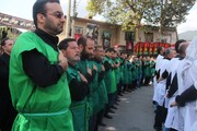 برگزاری آیین ملی کمر به کمر رامیانی‌ها در عاشورای حسینی