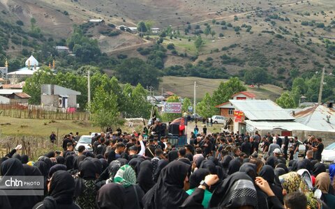 عزاداری تاسوعای حسینی در روستای شاه شهیدان