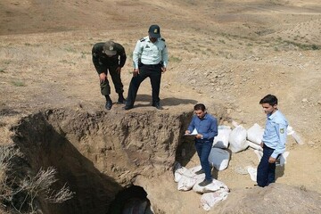 3 حفار غیرمجاز اشیای تاریخی در شهربابک دستگیر شدند