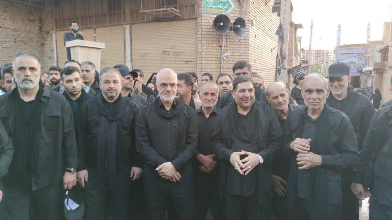 معاون اول رئیس‌جمهوری در جمع عزاداران تاسوعای حسینی دزفول