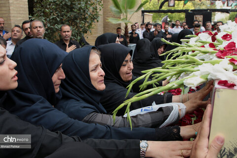 مراسم سالروز شهادت امام سجاد(ع) و تشییع شهید گمنام در وزارت میراث‌فرهنگی