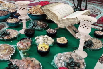 آیین سنتی سوگواری ششم امام حسین(ع) در برزک کاشان برگزار شد