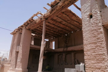پایان مرحله اول عملیات مرمت حسینیه تاریخی روستای دماب نجف‌آباد