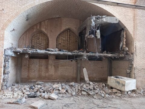 مرمت اضطراری پروژه موزه بافته های تاریخی شهر یزد