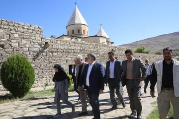 استاندار آذربایجان غربی از جاذبه‌های گردشگری و تاریخی چالدران بازدید کرد