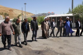 هیئت نظارت ستاد اقامه نماز کشور از مرز تمرچین پیرانشهر بازدید کرد