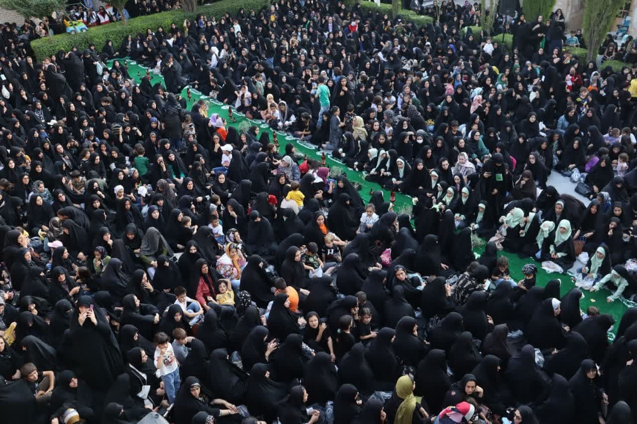 مراسم سفره جهانی حضرت رقیه(س) در قیدار نبی برگزار شد