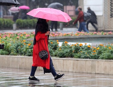 سامانه بارشی تا روز چهارشنبه در بیش از ۱۰ استان فعال است