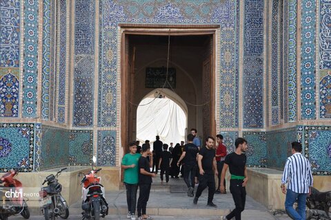 آیین سنتی پوش کشی در مسجد جامع یزد