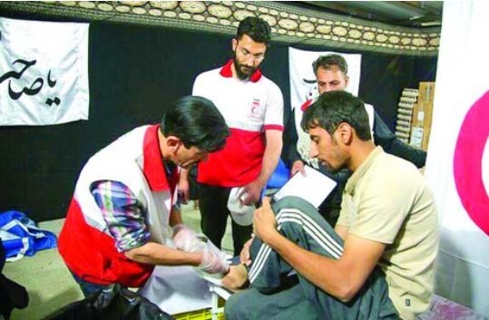 ۱۵۰۰ امدادگر هلال احمر آماده خدمترسانی به زائران امام رضا(ع)