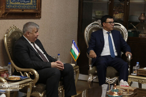 دیدار وزیر گردشگری و محیط زیست ازبکستان با مهندس ضرغامی