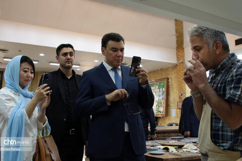دیدار وزیر گردشگری و محیط زیست ازبکستان با مهندس ضرغامی