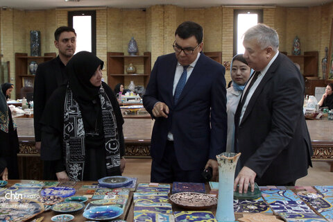 دیدار وزیر گردشگری و محیط زیست ازبکستان با مهندس ضرغامی