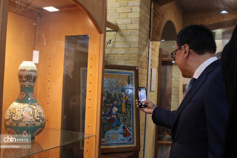 دیدار وزیر گردشگری و محیط زیست ازبکستان با مهندس ضرغامی