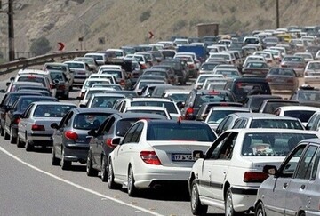 ترافیک در آزاد راه رشت به قزوین سنگین است
