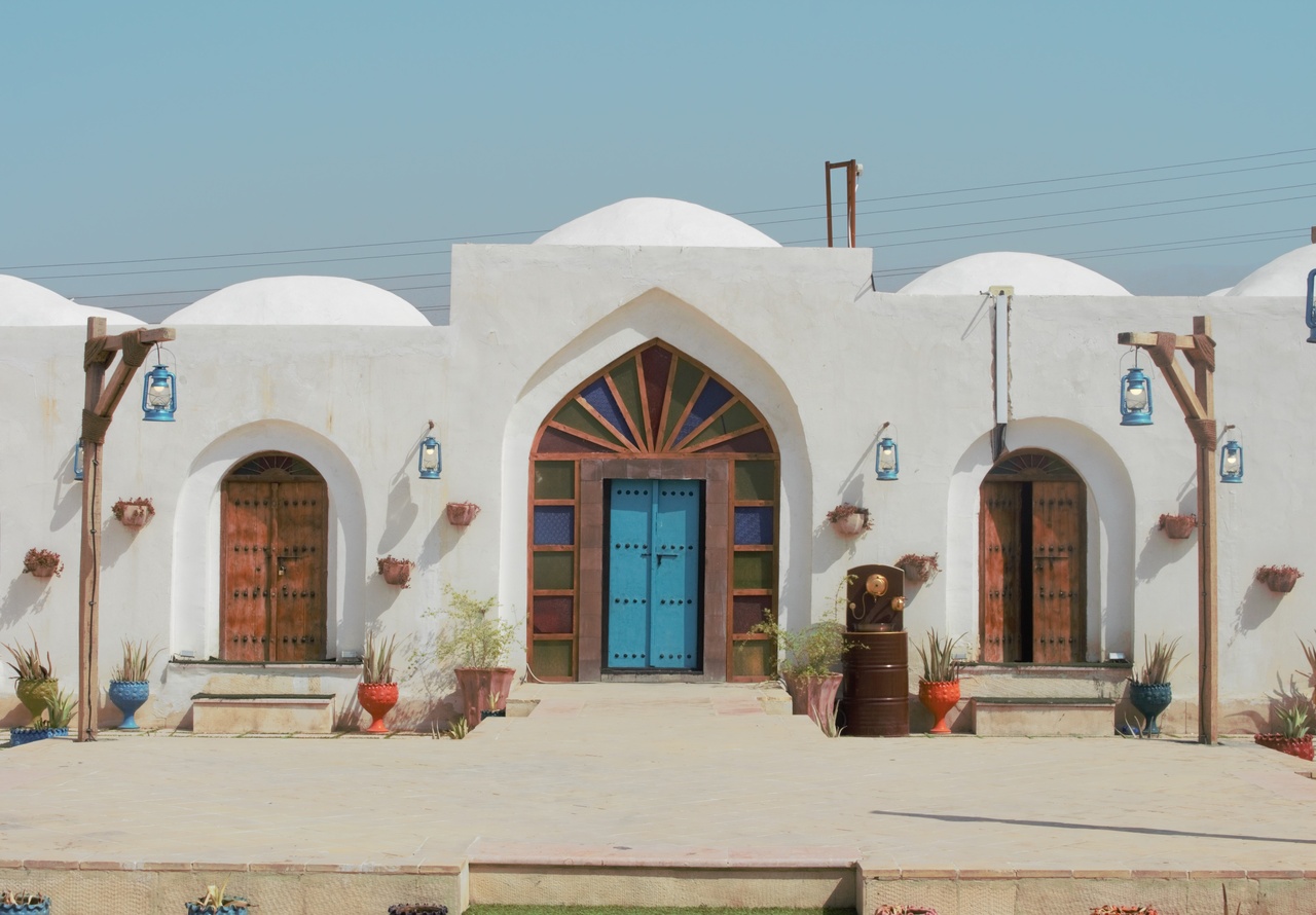 کاروانسرای برون شهری صفوی بستک با معماری منحصربهفرد