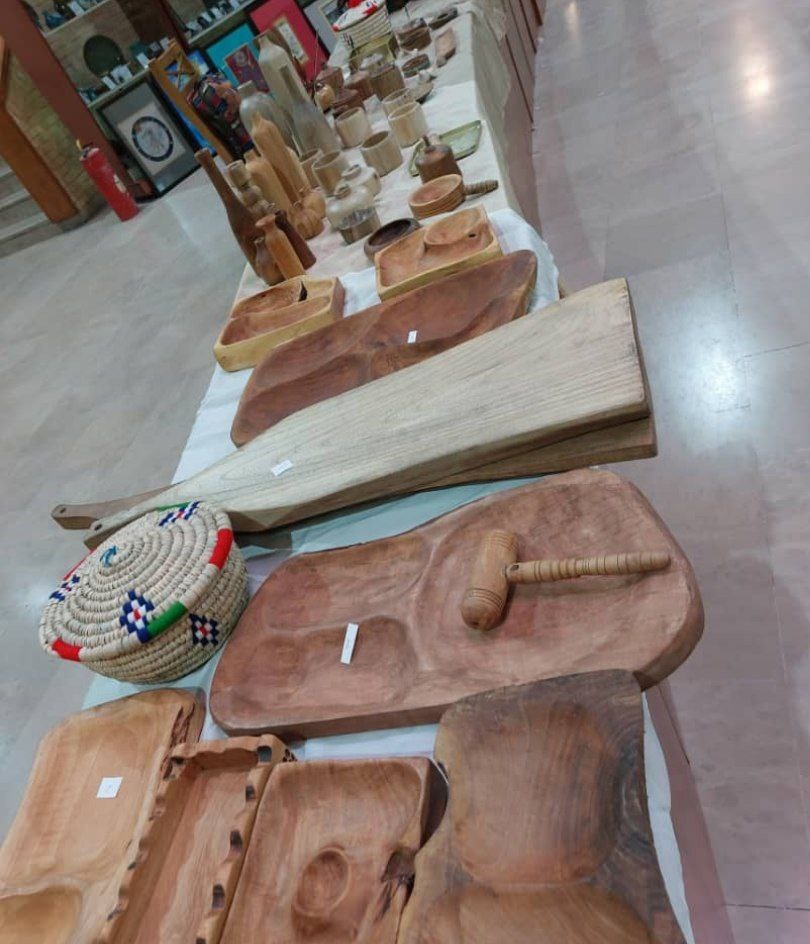 نمایش آثار صنایعدستی هنرمندان خوزستانی در هشتی وزارت میراثفرهنگی، گردشگری و صنایعدستی