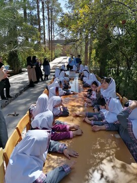 باغ موزه هرندی کرمان میزبان کودکان علاقه‌مند به میراث‌فرهنگی شد