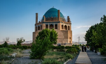 زیبایی های مرمت در پایگاه میراث جهانی گنبد سلطانیه
