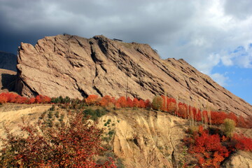 خودنمایی پاییز در منطقه الموت