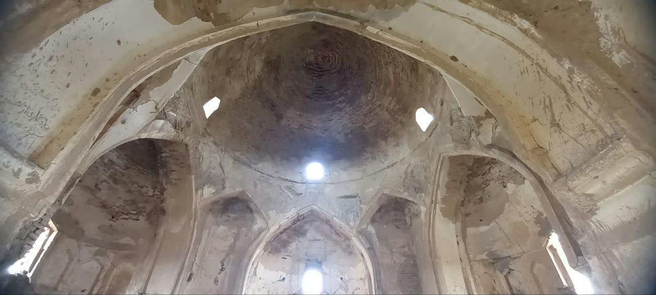 آغاز عملیات مرمت گنبد آجری مهرآباد نیشابور