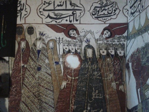 نقاشی‌های مذهبی عامیانه در بقعه آقا سید ابراهیم باباجان‌ دره املش