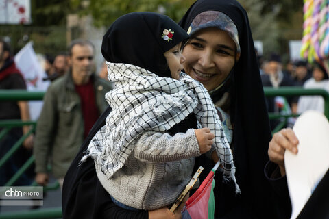 راهپیمایی حمایت از کودکان غزه در تهران