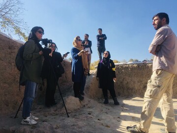 بازدید خبرنگاران میراث‌فرهنگی از هشتمین فصل کاوش‌های باستان‌شناسی محوطه ازبکی