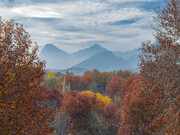 طبیعت پاییزی دربند صحنه