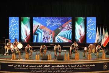 مراسم آیین افتتاحیه دومین جشنواره چند رسانه‌ای میراث فرهنگی در قزوین