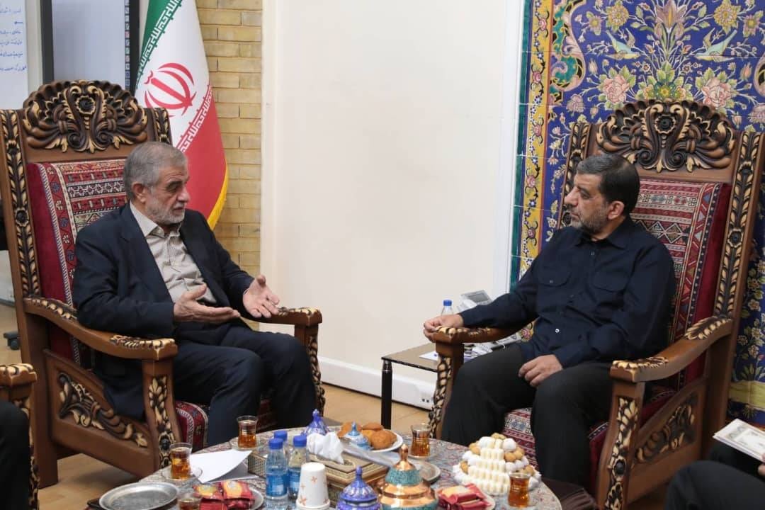دیدار نماینده یزد در مجلس با مهندس ضرغامی