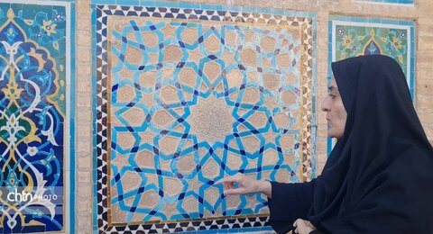 بازدید دانش آموزان هنرستان ملک ثابت از مسجد جامع کبیر یزد