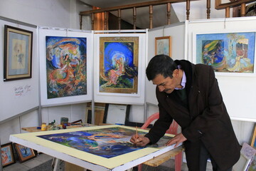 نمایشگاه آثار نگارگری استاد رحیمی در ارومیه برپا می‌شود