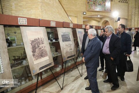 بازدید قائم‌مقام وزیر و معاون میراث‌فرهنگی از نمایشگاه «فلسطین اصیل، برگی دیگر از اسناد فلسطین»