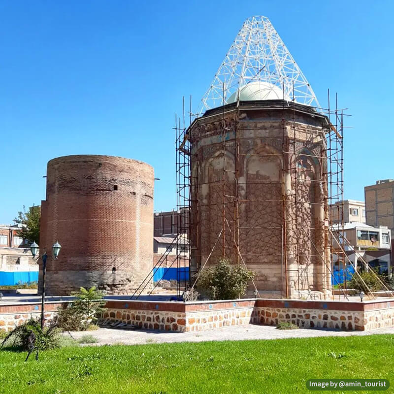 گنبدهای پنجگانه شهرستان مراغه