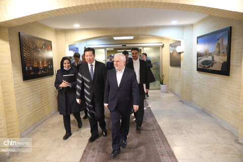 دیدار قائم‌مقام وزیر فرهنگ و گردشگری چین با علی دارابی