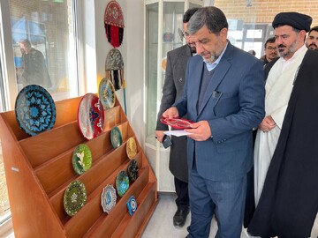افتتاح بزرگ‌ترین بازارچه صنایع‌دستی شمال کشور با حضور وزیر میراث‌فرهنگی در گلستان