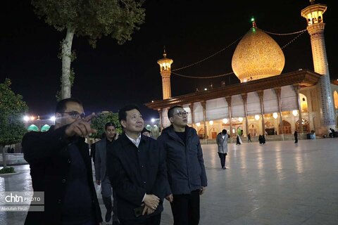 بازدید قائم‌مقام وزیر فرهنگ و گردشگری چین از جاذبه های گردشگری شیراز