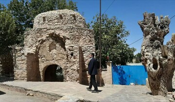 گنبد تاریخی کلیدر نیشابور پاکسازی شد