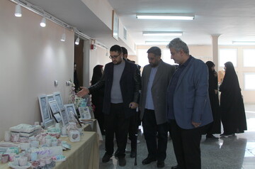 افتتاح نمایشگاه آثار دومین جشنواره ملی صنایع‌دستی بسیج در شهر آبگرم