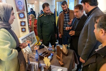 آیین افتتاح دومین نمایشگاه دست‌آفریده‌های هنر ایرانی با شعار «هنر ماندگار ایرانی»