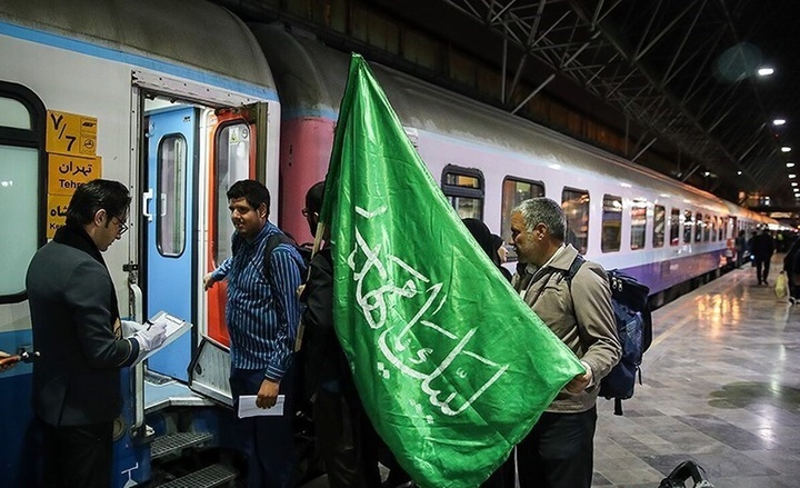 پیش‌فروش بلیت قطار تهران-کربلا برای ماه‌های رجب و شعبان آغاز شد