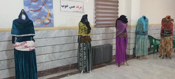 برپایی نمایشگاه لباس کردی در اشنویه آذربایجان غربی
