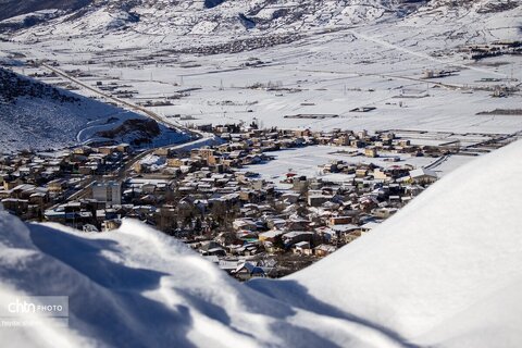 اولین برف زمستانی در کیاسر