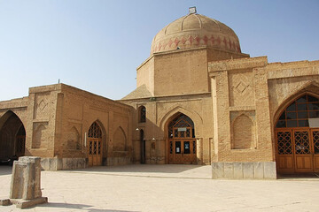 اجرای مرحله دوم مرمت مسجد جامع تاریخی گلپایگان